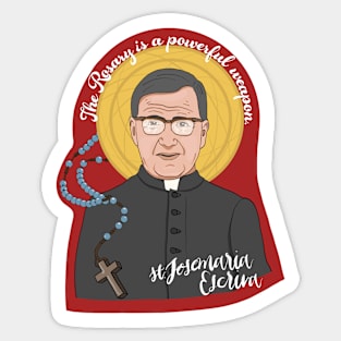 St. Jose Maria Escriva Sticker